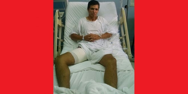 Herido en TEQUISQUIAPAN y operado en CDMX, CAMPERO deja hoy el hospital (*Fotos*)