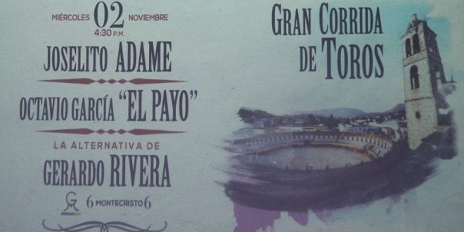 ¡GERARDO RIVERA tomará la ALTERNATIVA en TLAXCALA! (*Fotos*)